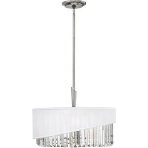 Gigi-Three Light Stem Hung Foyer-21 Inches Wide by 15.25 Inches Tall - 1145520
