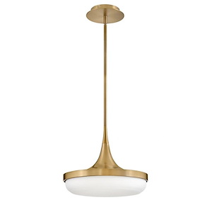 Elsa - 32W LED Medium Convertible Pendant In Modern Style-11.25 Inches Tall and 14 Inches Wide