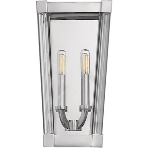 Empire-Two Light Wall Sconce-8 Inches Wide by 16 Inches Tall