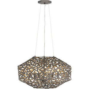 Kestrel-Six Light Chandelier-22 Inches Wide by 13.75 Inches Tall