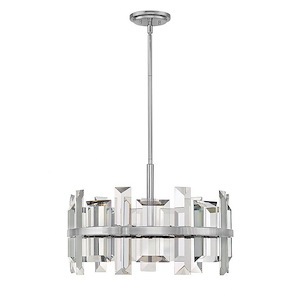 Odette-Six Light Chandelier-24 Inches Wide by 16 Inches Tall