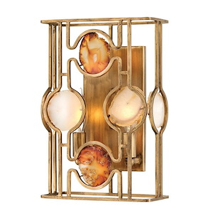 Lucia-Two Light Wall Sconce-9 Inches Wide by 13.5 Inches Tall