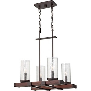 Jasper-Four Light Chandelier-18 Inches Wide by 20 Inches Tall