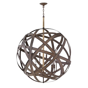 Carson-Eight Light 2-Tier Chandelier-34 Inches Wide by 43 Inches Tall