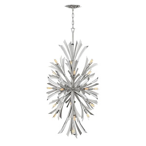 Vida-Nineteen Light Large Orb Chandelier in Modern Style-24 Inches Wide by 50 Inches Tall - 925835
