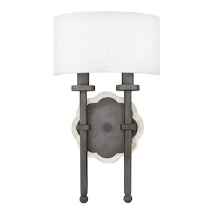 Alba-Two Light Wall Sconce-9 Inches Wide by 16 Inches Tall