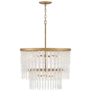 Rubina - 50W 10 LED Medium Chandelier In Traditional Style-32 Inches Tall and 26 Inches Wide - 1320153
