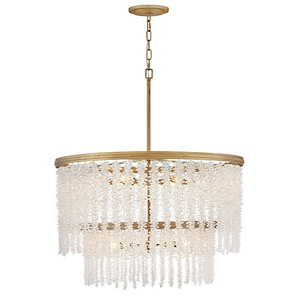 Rubina - 60W 12 LED Medium Chandelier In Traditional Style-20 Inches Tall and 30 Inches Wide - 1320547