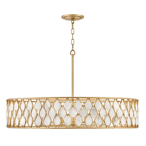 Estie - 40W 8 LED Large Chandelier In Traditional Style-8 Inches Tall and 38 Inches Wide