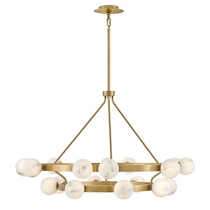 Selene - 90W 18 LED Large Chandelier In Modern Style-28 Inhces Tall and 48 Inches Wide - 1314414