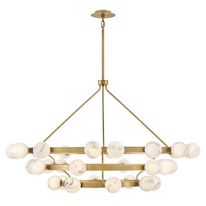 Selene - 180W 36 LED Double Extra Large Chandelier In Modern Style-35.5 Inhces Tall and 60 Inches Wide