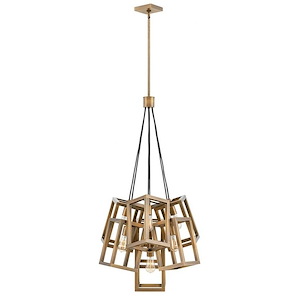 Ensemble-Seven Light Foyer-28 Inches Wide by 46.5 Inches Tall