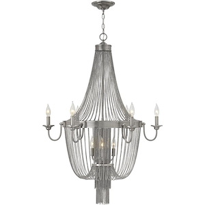 Regis-Nine Light 2-Tier Chandelier-30 Inches Wide by 42 Inches Tall