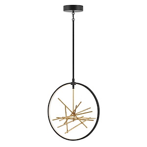 Styx - 34W LED Medium Chandelier In Modern Style-19.25 Inches Tall and 18 Inches Wide - 1309096