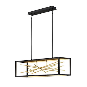 Styx – 13” 55W Integrated LED Linear Chandelier-45 Inches Wide by 13 Inches Tall - 879133