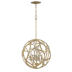 Eve-Three Light Pendant-18 Inches Wide by 33 Inches Tall