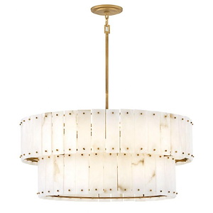 Simone - 40W 8 LED Medium Chandelier In Traditional Style-15 Inhces Tall and 34.25 Inches Wide