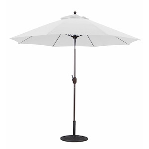 Manual Tilt - 9 Foot Round Aluminum Market Umbrella