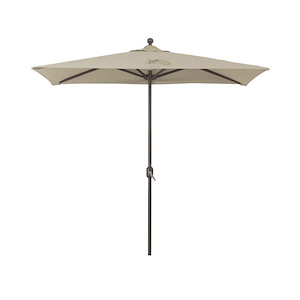 Half Wall - 3.5 Foot x 7 Foot  Rectangle Aluminum Umbrella