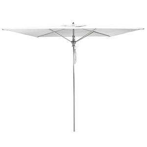 Four Pulley Lift - 8 Foot x 8 Foot Commercial Square Aluminum Market Umbrella