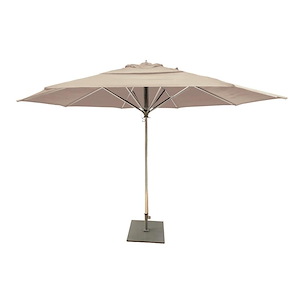 4 Pulley - 13 Foot Round Aluminum Commercial Market Umbrella