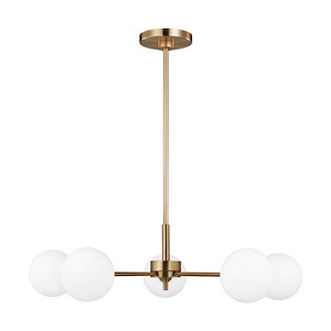 Sea Gull Lighting-Tallis-5 Light Chandelier In Transitional Style-7.38 Inch Tall and 29 Inch Wide