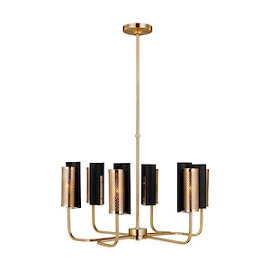 Sea Gull Lighting-Cyd-6 Light Chandelier In Transitional Style-17.88 Inch Tall and 26 Inch Wide