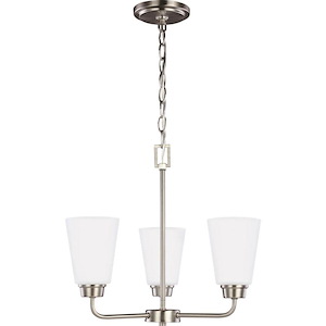 Kerrville-100W Three Light Chandelier - 494124
