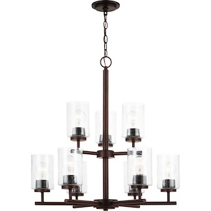 Oslo-9 Light Chandelier In Contemporary Style-26.75 Inch Tall and 26 Inch Wide - 1118542
