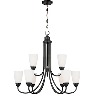 Seville - 9 Light Chandelier In Modern Style-27.13 Inches Tall and 28.88 Inches Wide - 1326606