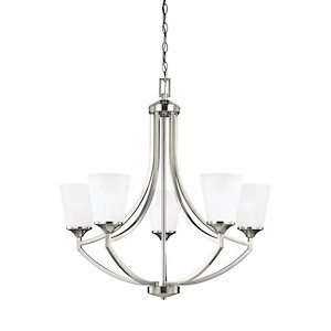 Sea Gull Lighting-Hanford-Five Light Chandelier - 494122