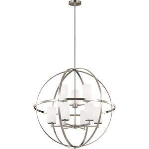 Alturas 9-Light 2-Tier Chandelier in Transitional Style - 494117