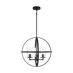 Sea Gull Lighting-Alturas-3 Light Chandelier In Contemporary Style-18.75 Inch Tall and 19 Inch Wide