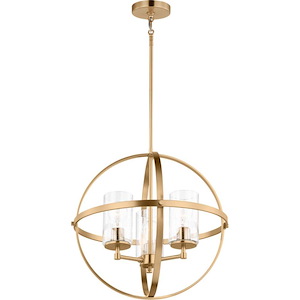 Alturas-3 Light Chandelier In Contemporary Style-18.75 Inch Tall and 19 Inch Wide - 1118454