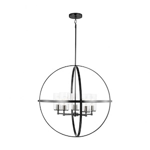 Sea Gull Lighting-Alturas-5 Light Chandelier In Contemporary Style-27 Inch Tall and 27.25 Inch Wide