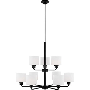 Canfield-81W 9 LED Chandelier In Modern Style-26 Inch Tall and 31.38 Inch Wide - 1118480