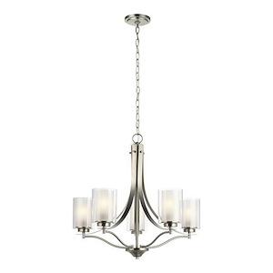 Sea Gull Lighting-Elmwood Park-26 Inch 5 Light Chandelier - 1002399