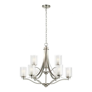 Sea Gull Lighting-Elmwood Park-32 Inch 9 Light Chandelier - 1002343