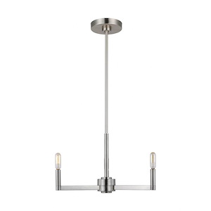 Fullton-3 Light Chandelier In Modern Style-10.5 Inch Tall and 10 Inch Wide - 1285991