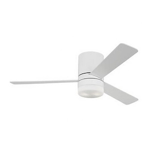 Era - 3 Blade Hugger Ceiling Fan with Light Kit In Modern Style-13 Inches Tall and 52 Inches Wide