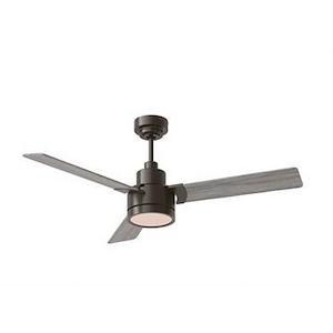 Monte Carlo Fans-Jovie-3 Blade Ceiling Fan with Light Kit In Modern Style-15.4 Inch Tall and 52 Inch Wide