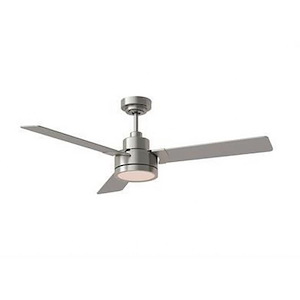 Monte Carlo Fans-Jovie-3 Blade Ceiling Fan with Light Kit In Modern Style-15.4 Inch Tall and 52 Inch Wide