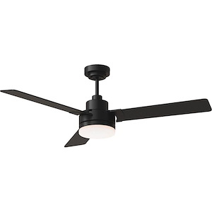 Jovie-3 Blade Ceiling Fan with Light Kit In Modern Style-15.4 Inch Tall and 52 Inch Wide - 1214076