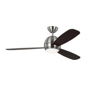 Orbis - 3 Blade Ceiling Fan with Light Kit In Contemporary Style-14.6 Inches Tall and 52 Inches Wide - 1327779