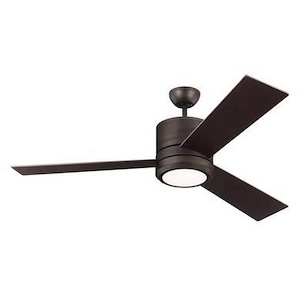 Monte Carlo Fans-Vision Max-56 Inch 3 Blade Ceiling Fan with Light Kit