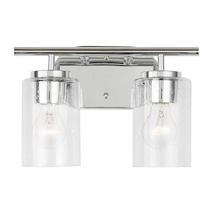 Sea Gull Lighting-Oslo-2 Light Wall Sconce In Contemporary Style-8.5 Inch Tall and 12.5 Inch Wide - 1118537