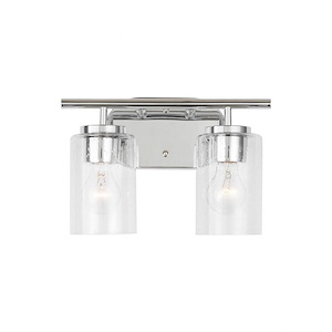 Sea Gull Lighting-Oslo-16W 2 LED Bath Vanity In Contemporary Style-8.5 Inch Tall and 12.5 Inch Wide