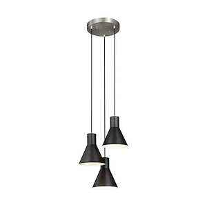 Sea Gull Lighting-Towner-60W Three Light Cluster Pendant