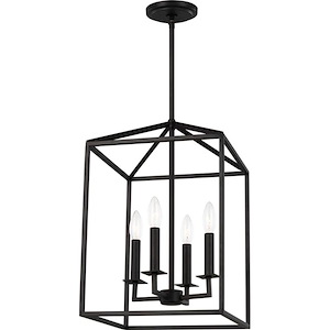 Perryton-4 Light Small Hall Foyer in Transitional Style-12.25 Inch wide by 18.5 Inch high - 691705
