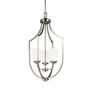 Sea Gull Lighting-Hanford-Three Light Hall Foyer in Transitional Style-18.13 Inch wide by 32.75 Inch high - 494168